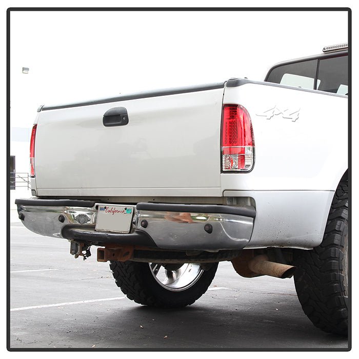 Ford F150 Styleside 97-03 / F250/350/450/550 Super Duty 99-07 LED Tail Lights - Red Clear - Image 9