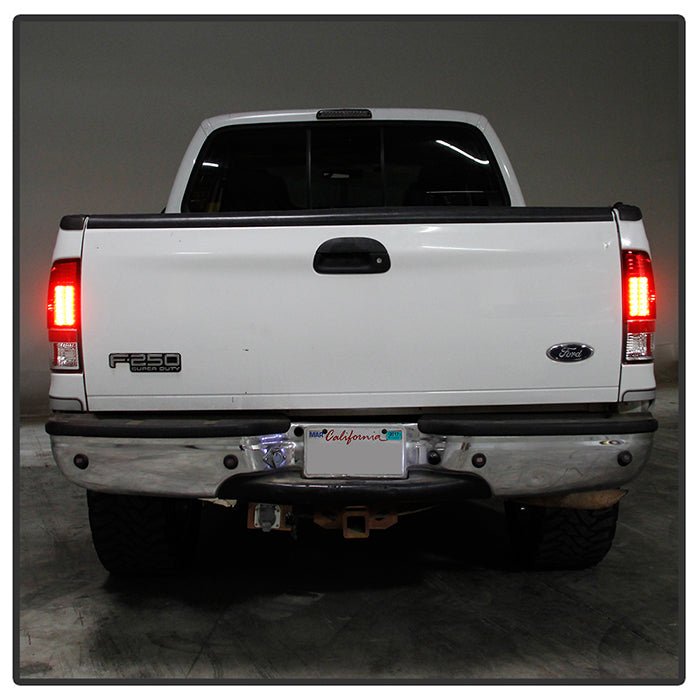 Ford F150 Styleside 97-03 / F250/350/450/550 Super Duty 99-07 LED Tail Lights - Red Clear - Image 13