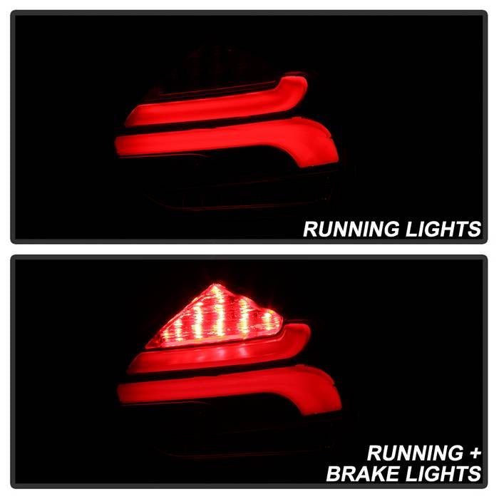 Ford Focus 15-17 Sequential LED Indicator LED Reverse LED Tail Lights - Black - Image 9