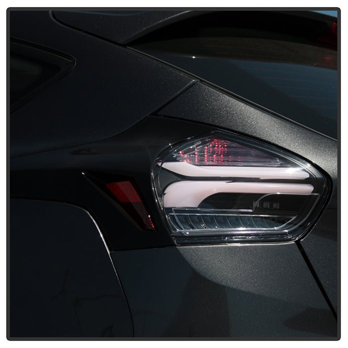 Ford Focus 15-17 Sequential LED Indicator LED Reverse LED Tail Lights - Black - Image 13