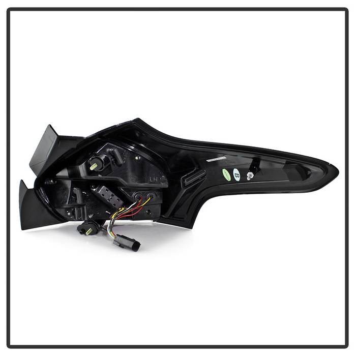 Ford Focus 15-17 Sequential LED Indicator LED Reverse LED Tail Lights - Black - Image 3