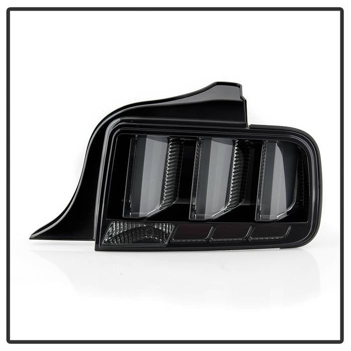 Ford Mustang 2005-2009 (White Light Bar) LED Tail Lights - Smoke - Image 2