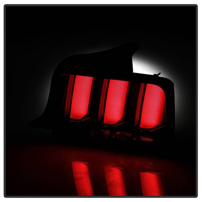 Ford Mustang 2005-2009 (White Light Bar) LED Tail Lights - Smoke - Image 6