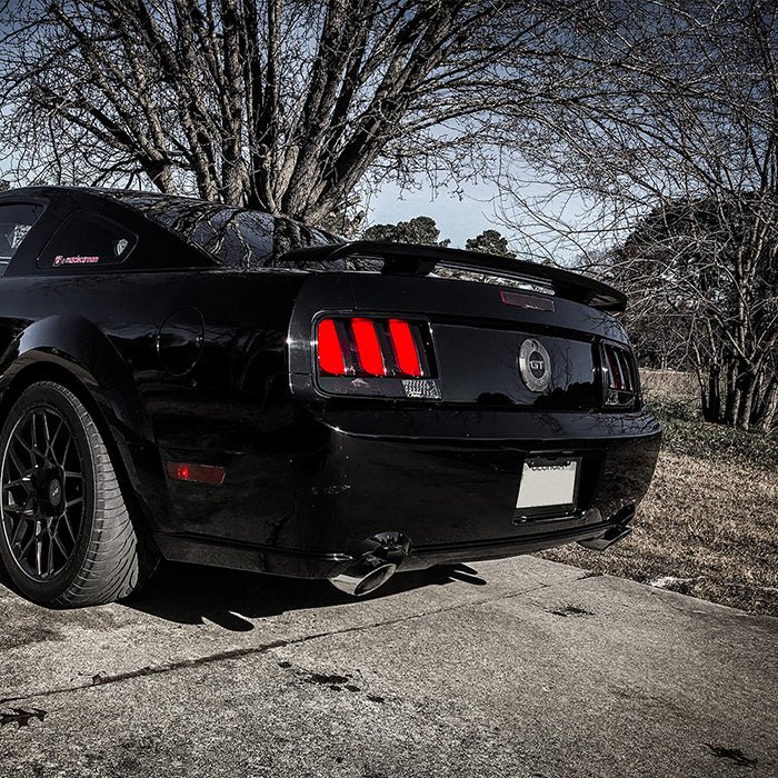 Ford Mustang 2005-2009 (Red Light Bar) LED Tail Lights - Smoke - Image 10
