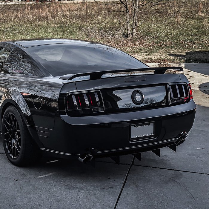 Ford Mustang 2005-2009 (Red Light Bar) LED Tail Lights - Smoke - Image 11