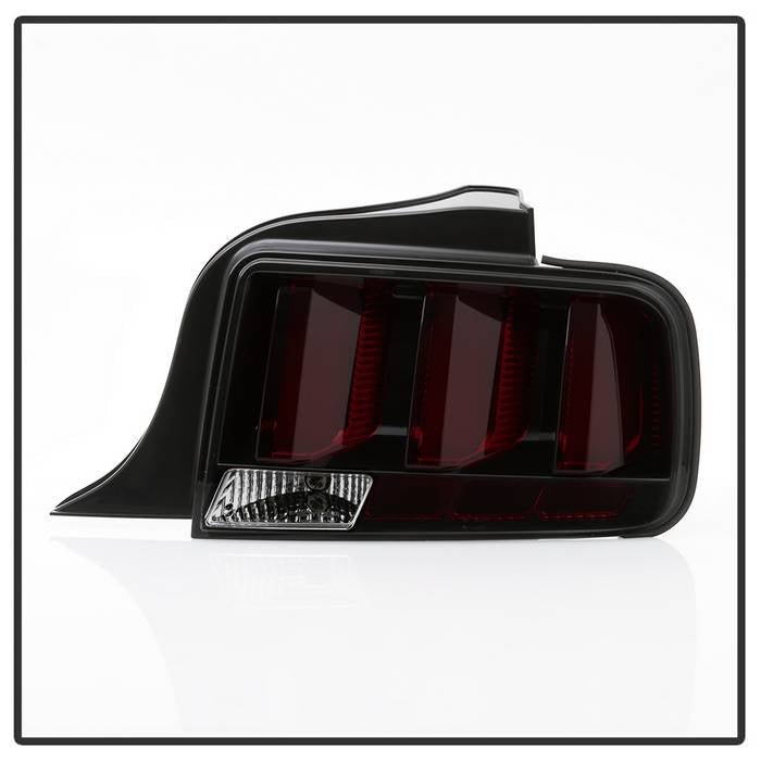 Ford Mustang 2005-2009 (Red Light Bar) LED Tail Lights - Smoke - Image 2