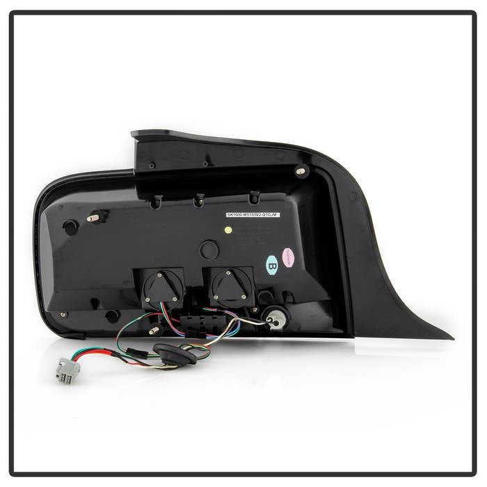 Ford Mustang 2005-2009 (Red Light Bar) LED Tail Lights - Smoke - Image 3