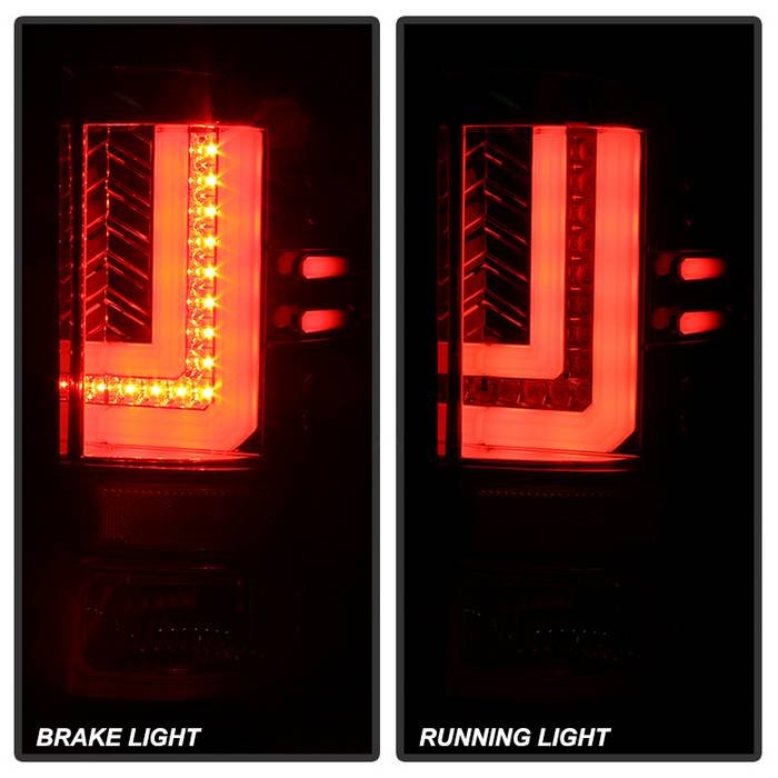GMC Sierra 1500 14-18 2500HD/3500HD 15-19 LED Tail Lights - Red Clear - Image 6