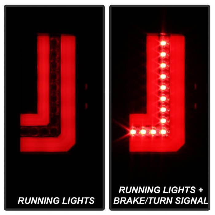 GMC Sierra 1500 2016-2018 Sierra 2500/3500 HD 2016-2019 LED Tail Lights - Black Smoke - Image 9