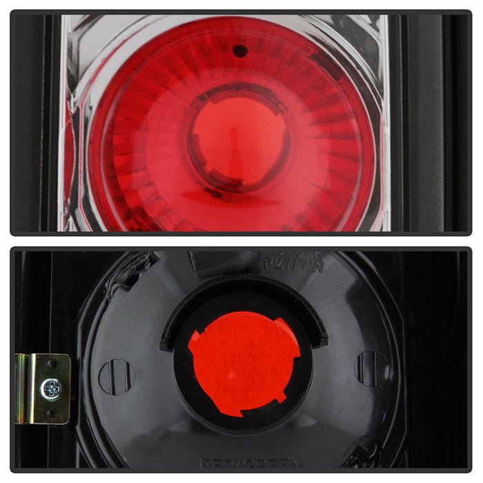 Hummer H2 03-09 Euro Style Tail Lights - Chrome - Image 3