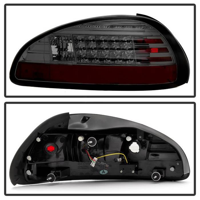 Pontiac Grand Prix 97-03 LED Tail Lights - Smoke - Image 2