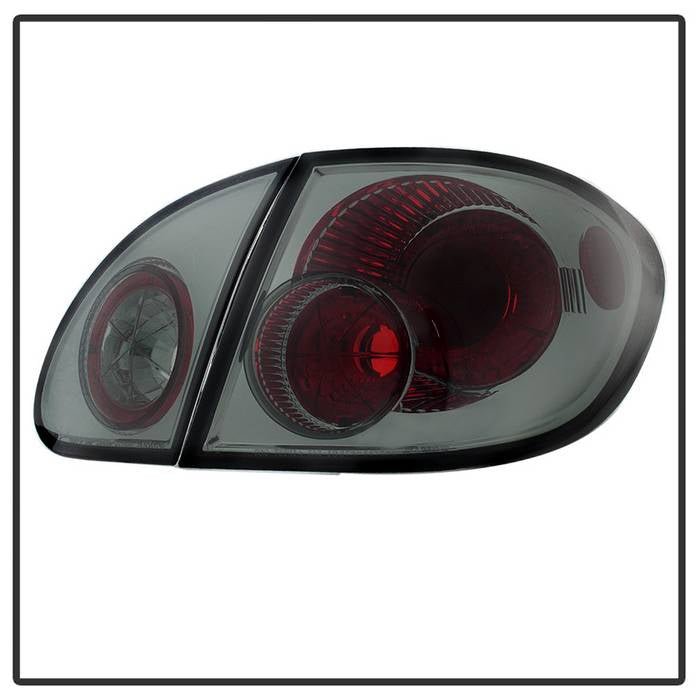Toyota Corolla 03-08 Euro Style Tail Lights - Smoke - Image 2