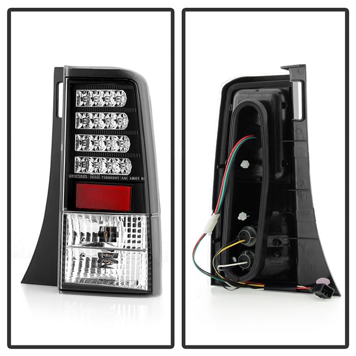 Scion XB 03-07 Version 2 LED Tail Lights - Black - Image 2