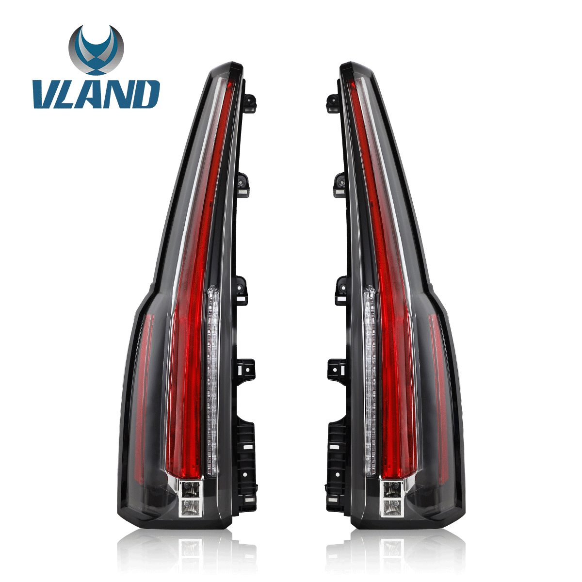 15-20 Chevrolet Tahoe Suburban 4th Gen(K2UC) Vland LED Tail Lights with Sequential Turn Signal - Image 4