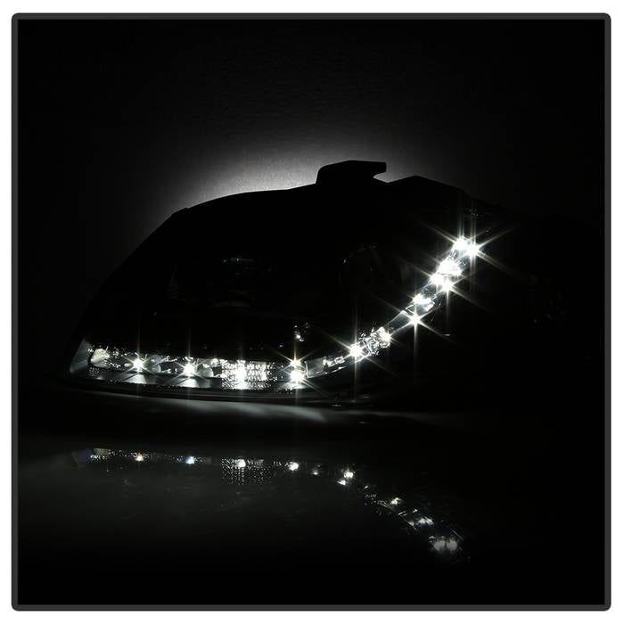 Audi A4 06-08 Projector Headlights Halogen Model Only - Black - Image 6