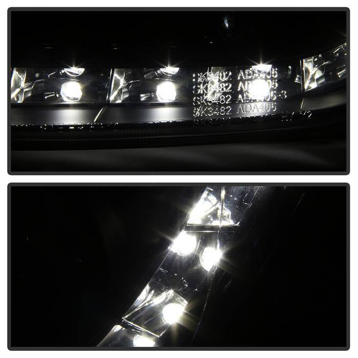 Audi A4 06-08 Projector Headlights Halogen Model Only - Black - Image 7
