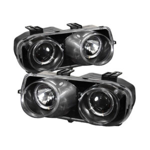 Acura Integra 94-97 Projector LED Headlights -Black