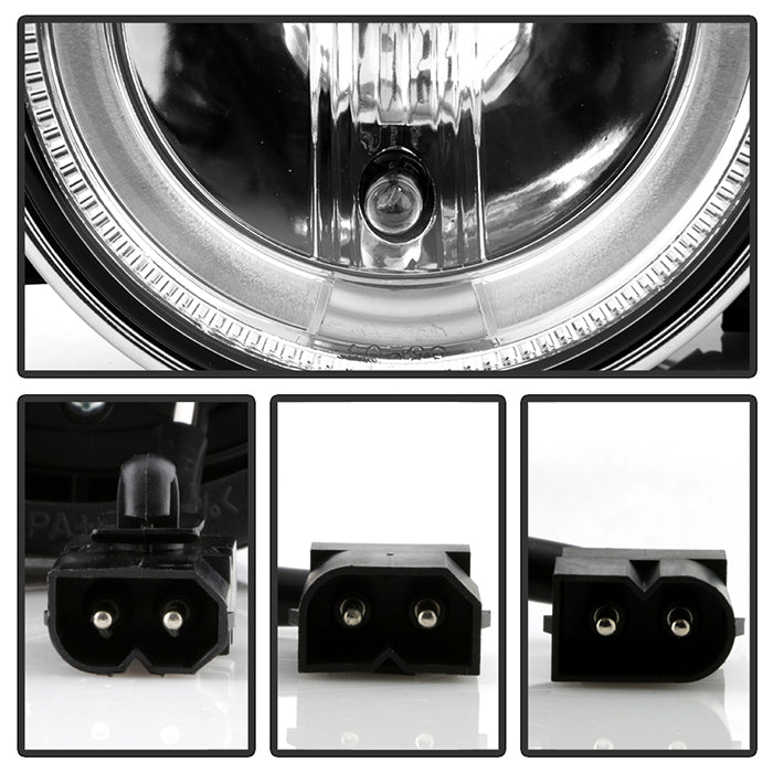 BMW E34 5-Series 89-94 / BMW E32 7-Series 88-92 Projector Headlights - Chrome - Image 4