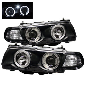 BMW E38 7-Series 99-01 Projector Headlights 1PC -Black