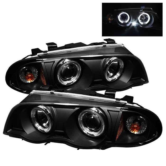BMW E46 3-Series 99-01 4DR Projector Headlights - Black