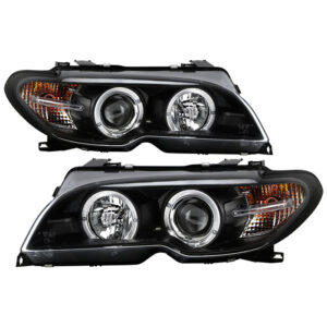 BMW E46 3-Series 04-06 2DR Projector Headlight - Black
