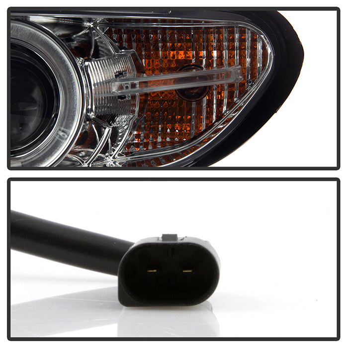 BMW E46 3-Series 04-06 2 DR Projector Headlight - Smoke - Image 5