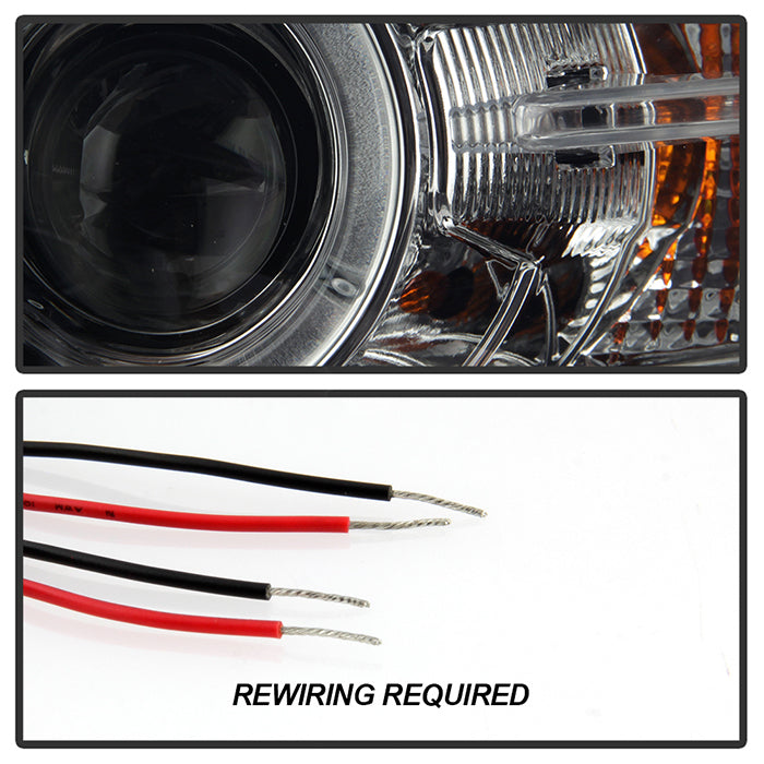 BMW E46 3-Series 04-06 2 DR Projector Headlight - Smoke - Image 6
