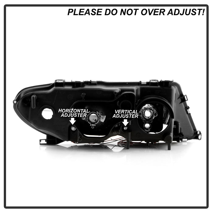 BMW E46 3-Series 04-06 2 DR Projector Headlight - Smoke - Image 8