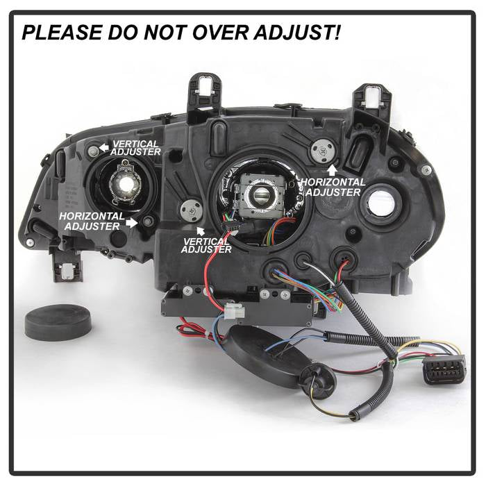 BMW X5 E70 2007-2010 Projector Headlights - Black - Image 5