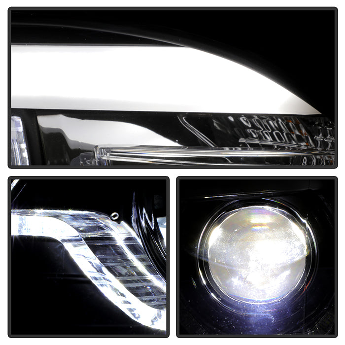 BMW X5 E70 2007-2010 Xenon/HID Model Headlights - Black - Image 10