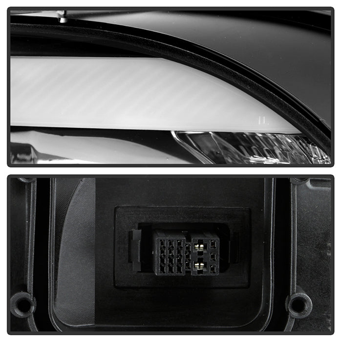 BMW X5 E70 2007-2010 Xenon/HID Model Headlights - Black - Image 5