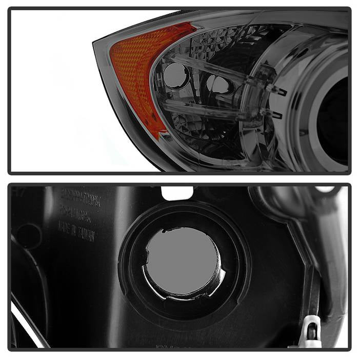 BMW E90 3-Series 06-08 4DR Projector Headlights - Smoke - Image 5