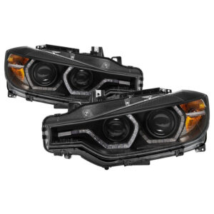 BMW F30 3 Series 2012 - 2014 4DR Projector Headlights - Black