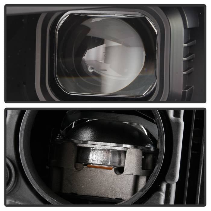 Chevy Camaro 16-18 Halogen Model Full LED Headlights- Black - Image 3