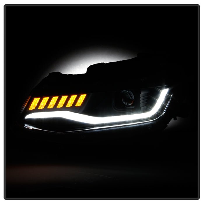 Chevy Camaro 16-18 Halogen Model Projector Headlights- Black - Image 8