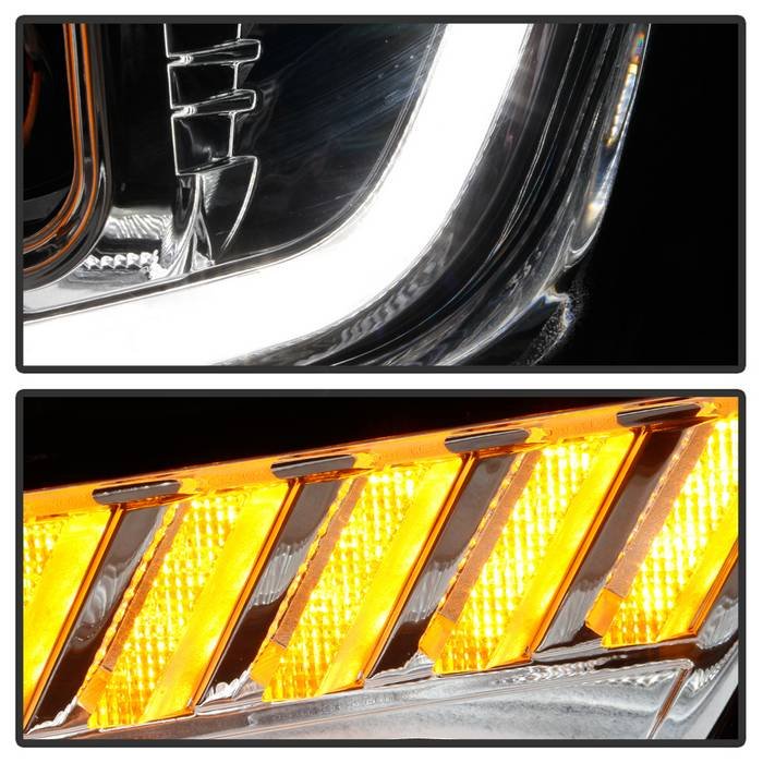Chevy Camaro 16-18 Projector Headlights-Sequential Turn Signal- Chrome - Image 9