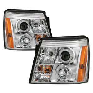 Cadillac Escalade 02-03 Projector Headlights -Chrome