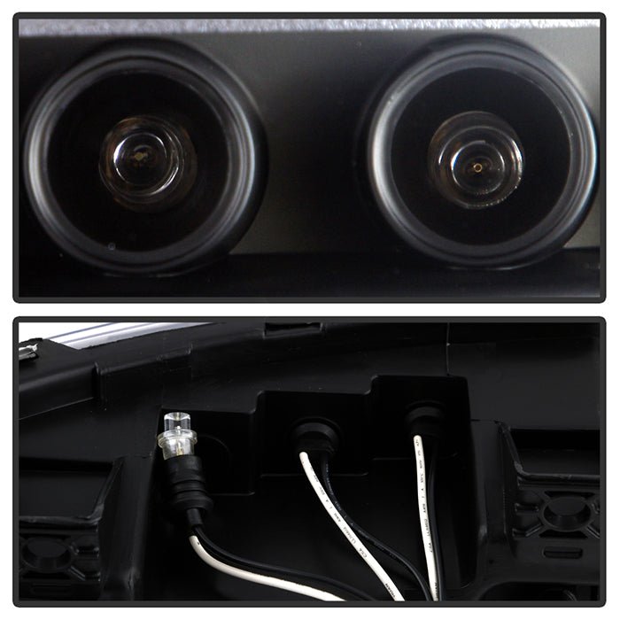 Ford Expedition 03-06 Projector Headlights - Black - Image 5