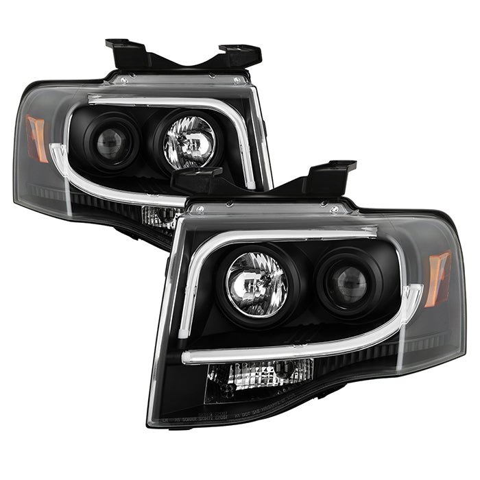 Ford Expedition 07-13 Projector Headlights - Black