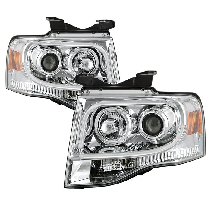 Ford Expedition 07-13 Projector Headlights - Chrome