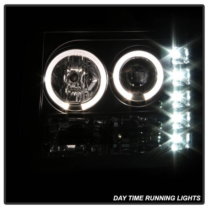 GMC Sierra 1500/2500/3500 07-13 / GMC Sierra Denali 08-13 /GMC Sierra 2500HD/3500HD 07-13 Projector Headlights -Black - Image 9