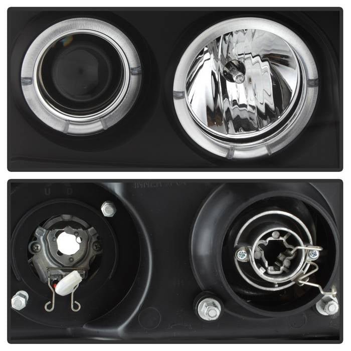 GMC Sierra 1500/2500/3500 07-13 / GMC Sierra Denali 08-13 /GMC Sierra 2500HD/3500HD 07-13 Projector Headlights -Black - Image 3