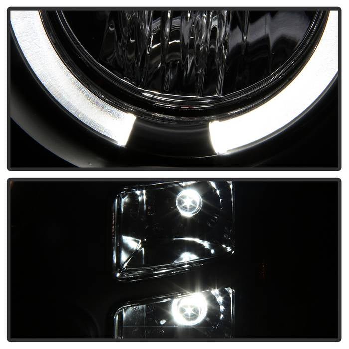 GMC Sierra 1500/2500/3500 07-13 / GMC Sierra Denali 08-13 /GMC Sierra 2500HD/3500HD 07-13 Projector Headlights -Black - Image 7