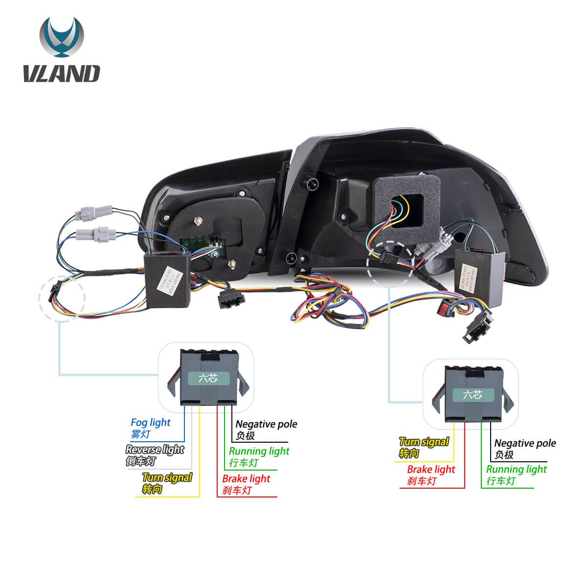08-14 Volkswagen Golf 6th Gen Mk6 (5K) Hatchback Vland II OLED Tail Lights With Dynamic Welcome Lighting (GTS Style) - Image 15