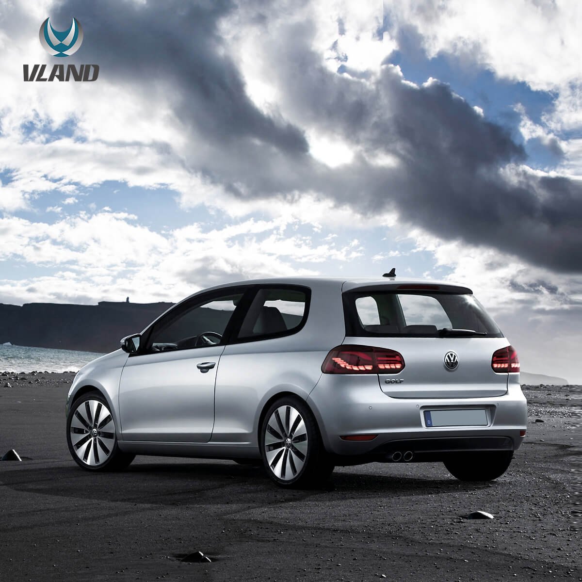 08-14 Volkswagen Golf 6th Gen Mk6 (5K) Hatchback Vland II OLED Tail Lights With Dynamic Welcome Lighting (GTS Style) - Image 10