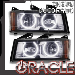 Oracle Lighting 2004-2012 Chevrolet Colorado Pre-assembled Led SMD Halo Headlights