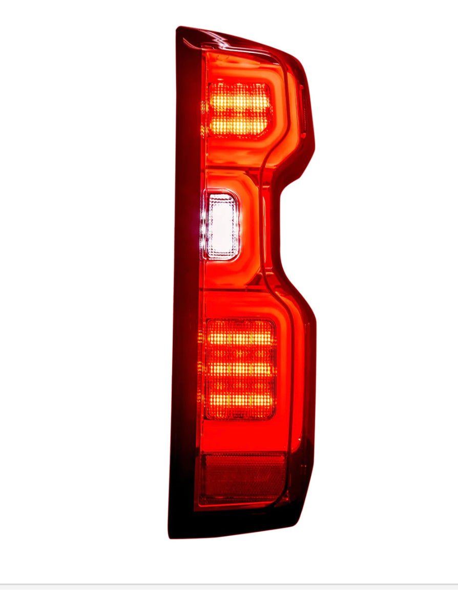 Chevy Silverado 1500 19-23 (Replaces OEM LED Tail Lights ONLY) Tail Lights OLED Red - Image 2