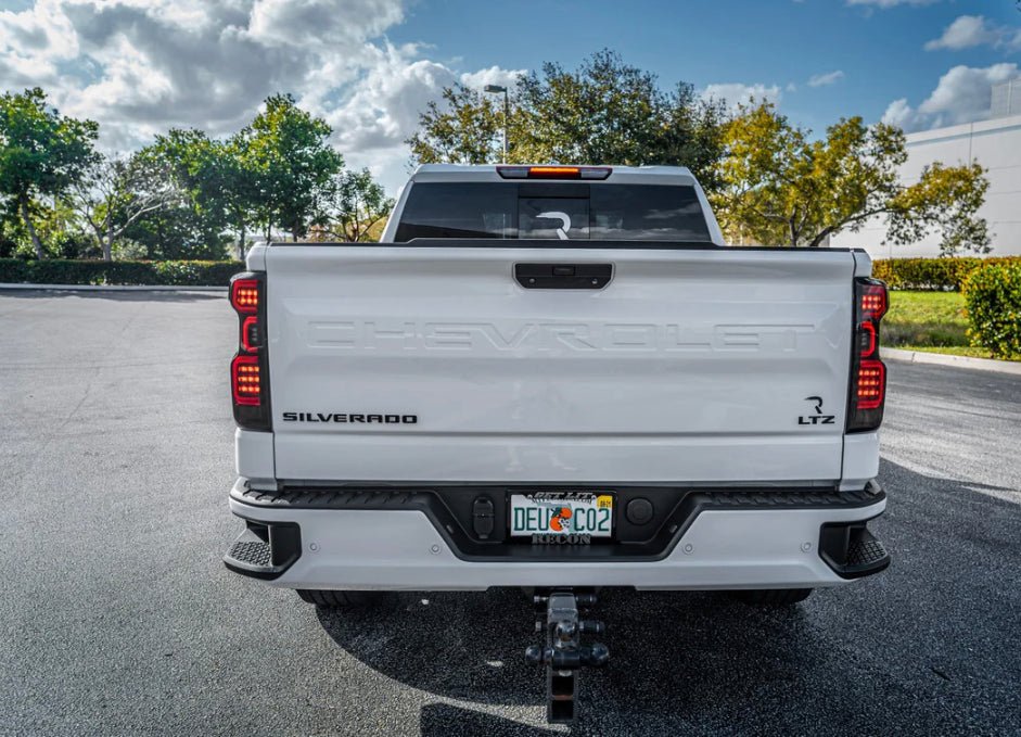 Chevy Silverado 1500 19-23 (Replaces OEM LED Tail Lights ONLY) Tail Lights OLED Red - Image 7