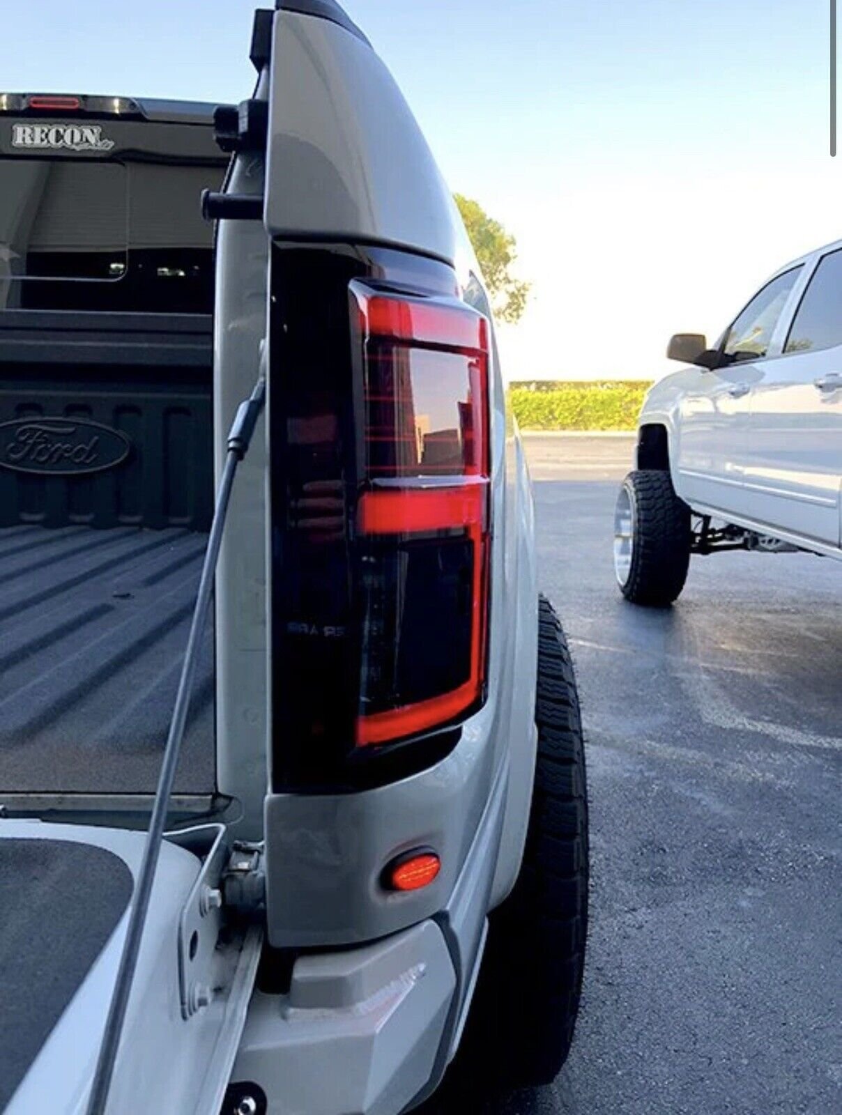 2015-2017 Recon 264268LEDBK Tail Lights Oled in for Ford F150/raptor Smoked - Image 5