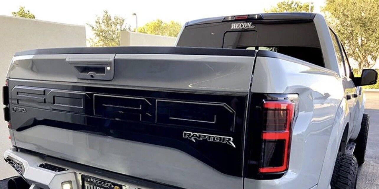 2015-2017 Recon 264268LEDBK Tail Lights Oled in for Ford F150/raptor Smoked - Image 4